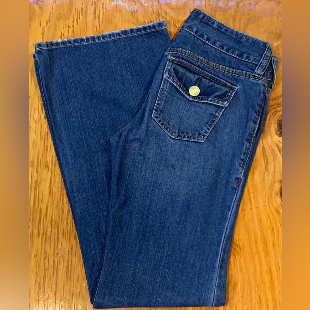 Old Navy Dark Blue Flare Jeans